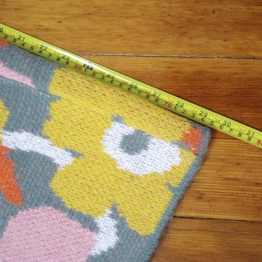NWOT Sweater Knit Pants - Graphic Floral Print - Picture 12 of 14